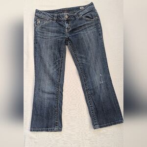 MEK DNM New Mazatlan Capri Cropped  Jeans Woman's Size w29